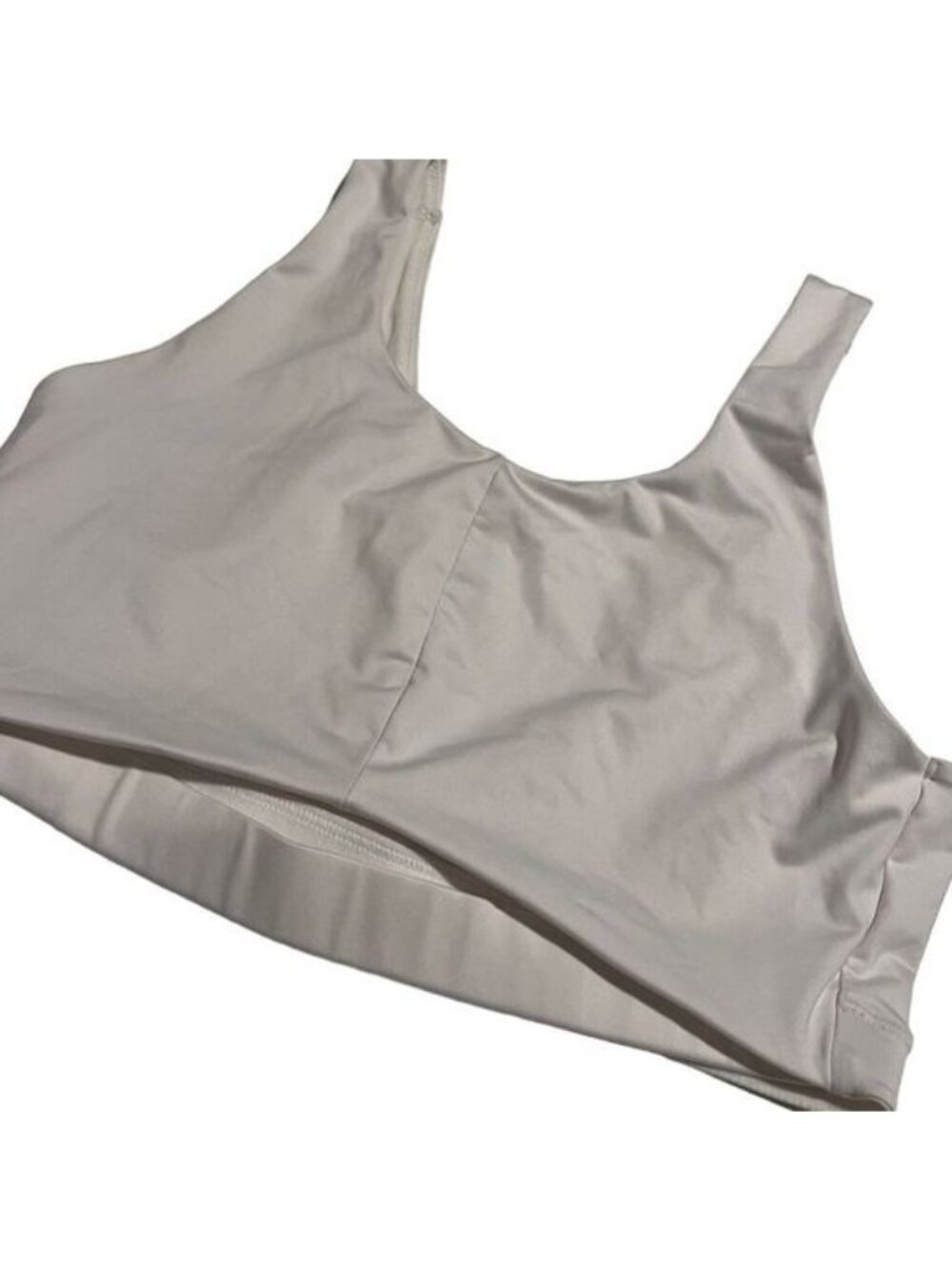 Victoria Sport White Athleisure Unpadded Pullover Sports Bra Size L